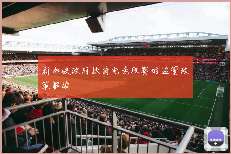 新加坡政府扶持电竞联赛的监管政策解读